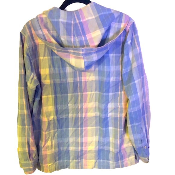 Lauren Ralph Lauren full zipper front Shirt/ Light Jacket Super Soft Size M - Picture 2 of 5